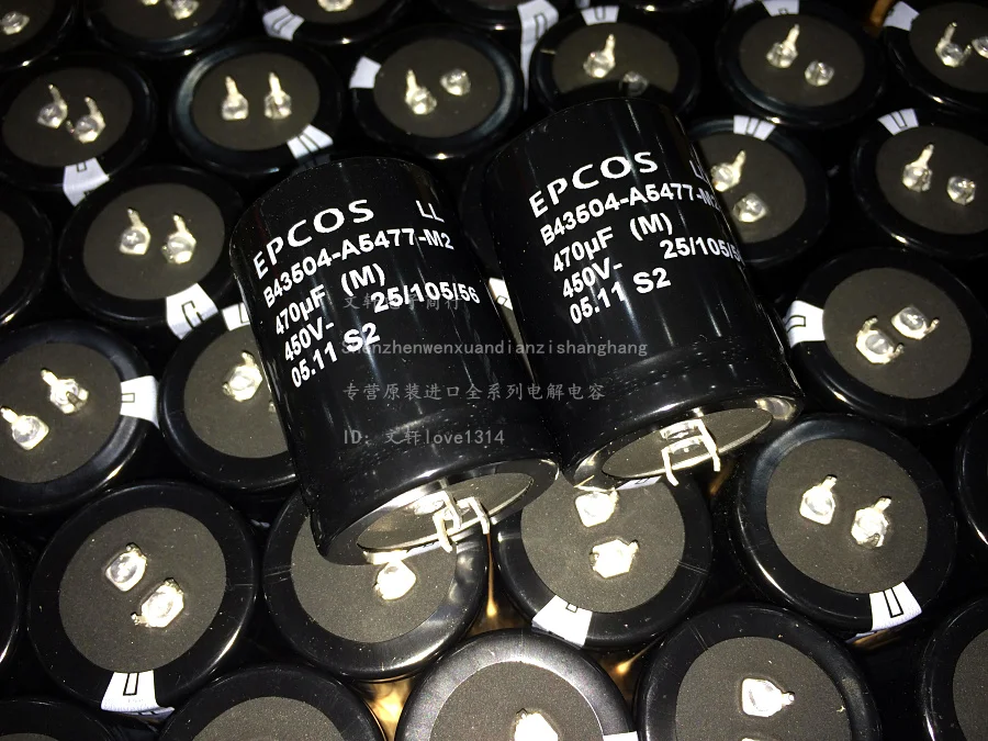 2 шт./5 предметов в лоте 10 шт. 470 мкФ 450V EPCOS B43504 Series 35x50 мм 450V470uF БП Алюминий