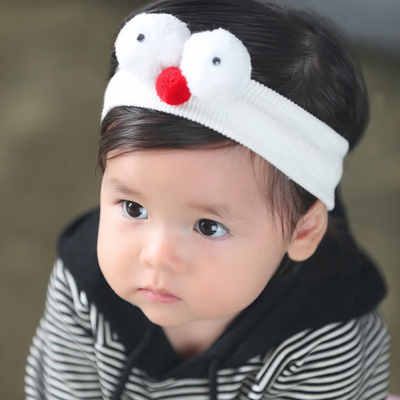 Baby Girls Big Eyes Elastic Headband Cartoon Cotton Hair Band Head Wrap Soft Cute Headwear | Детская одежда и обувь