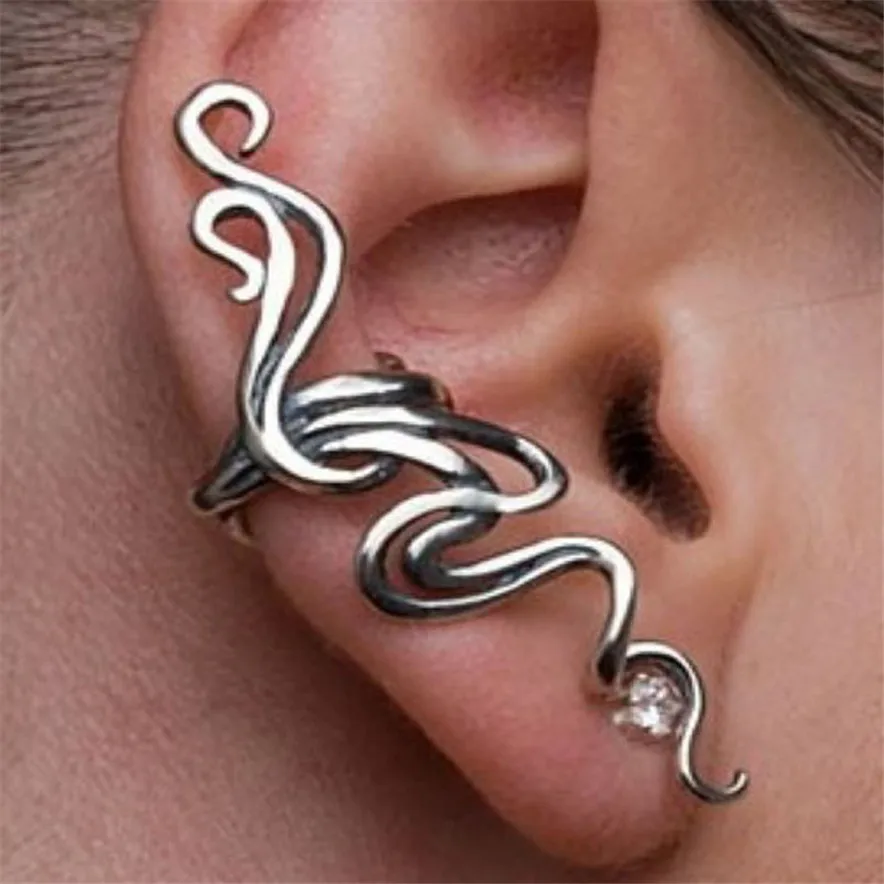 Серьги в стиле панк серьги манжеты клипсы #30|clip earrings|ear cuffcuff wrap |