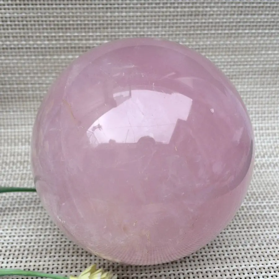 Natural Rose Quartz Crystal sphere Healing Ball for home decoration | Дом и сад