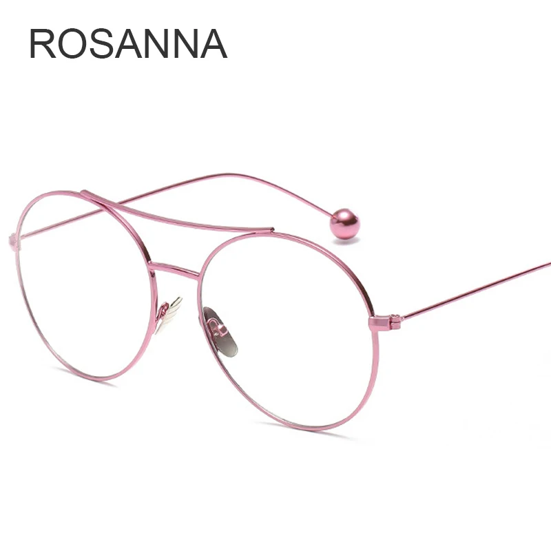 Женские солнцезащитные очки с прозрачными линзами ROSANNA Овальные Солнцезащитные