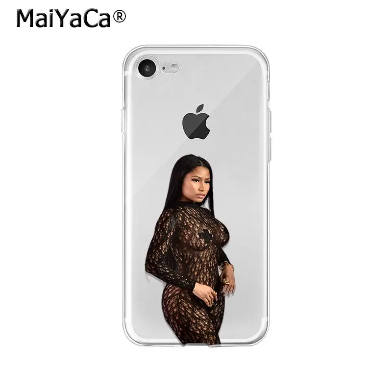 A13 MaiYaCa Рэппер Nicki Minaj мягкий чехол для телефона из ТПУ для iPhone X XS MAX 6 6S 7 7plus 8 8Plus 5 5S XR - Цвет: A13
