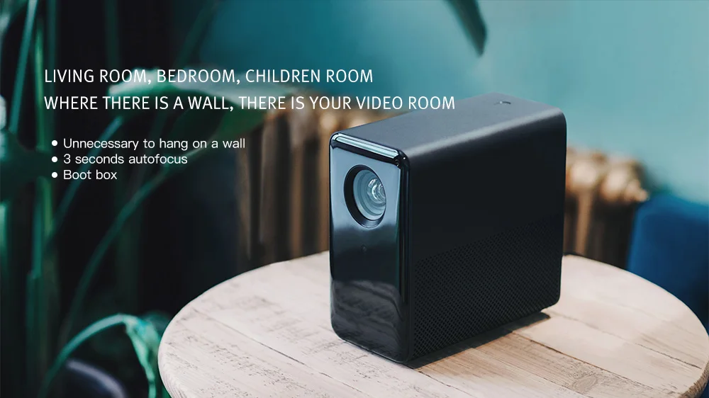 Xiaomi TYY01ZM DLP проектор 3500 люмен четырехъядерный T968 Cortex-A53 2 ГБ+ 16 ГБ Android 6,0 двухдиапазонный WiFi Поддержка 4K