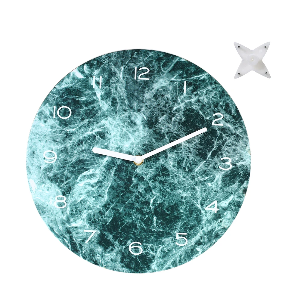 2018 современные дизайнерские настенные часы мраморные украшения для дома