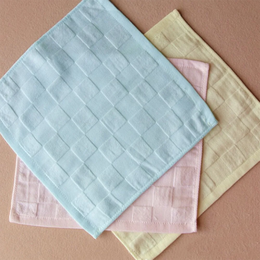 30*30cm Household Cleaning Cloth Baby Feeding Towel Cotton Kitchen Towels Washcloth Wipe Handkerchiefs Scouring Pad|Чистящие