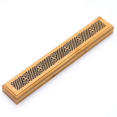 Цвет: желтый PINNY Bamboo один ладан горелка натуральный вырезка ладан палочка курильница украшение комнаты медитация дзен благовония база Будда Декор - Цвет: Цвет: желтый