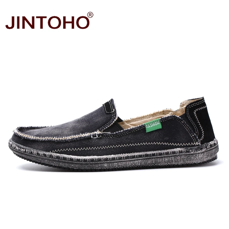 JINTOHO Big Size Shoes For Men Cheap Flats Mens Fashion Slip On Loafers Brand Male Casual Sneakers Hombre |