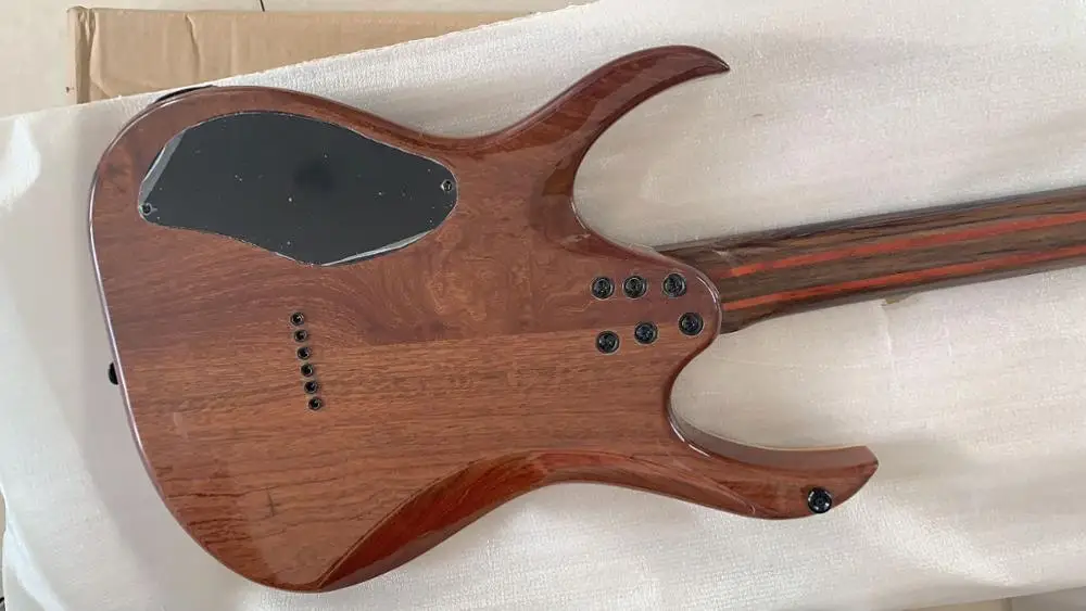 6 или 7 струн блокирующие тюнеры Глянцевая гитара Mayones Duvell гриф из черного дерева 5 слойная шея болт-на Ом электрогитара