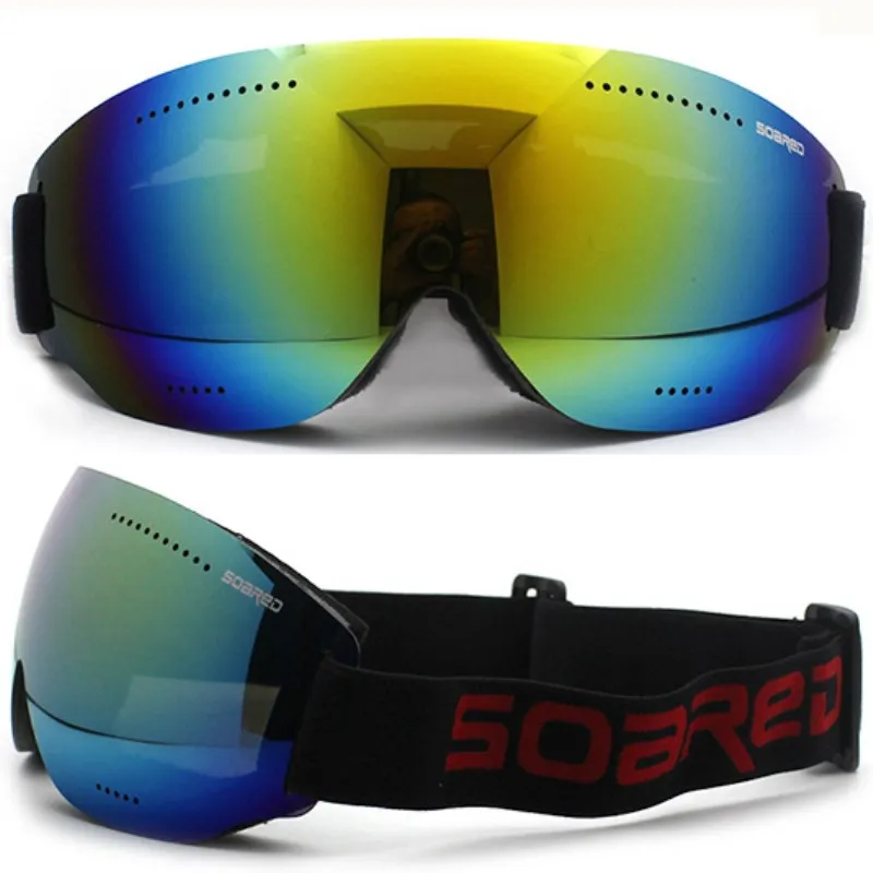Saenshing бескаркасных лыжные очки для мужчин женщин дышащая Туман Лыжные сноуборда
