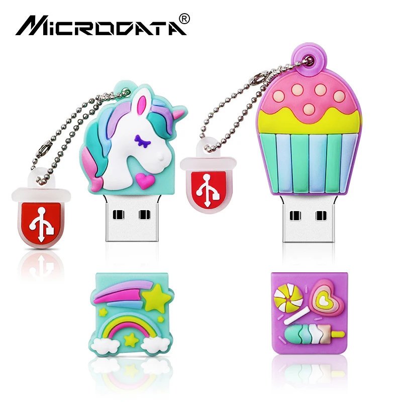 Милый креативный USB флеш-накопитель, флешка 8 ГБ, 16 ГБ, 32 ГБ, карта памяти, 64 ГБ, 128 ГБ, флешка, usb 2,0, ключ, подарок, u диск