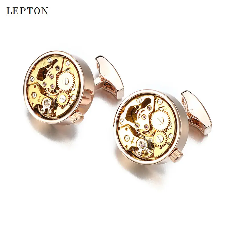 Новинка 2017 функциональные запонки для часов механизм мужских с подарочной