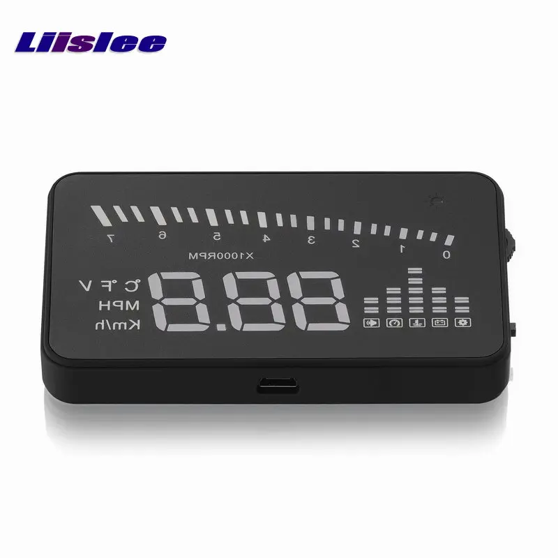 Автомобильный HUD Дисплей для Toyota Land Cruiser Prado 1998 2014 авто безопасное вождение Refkecting