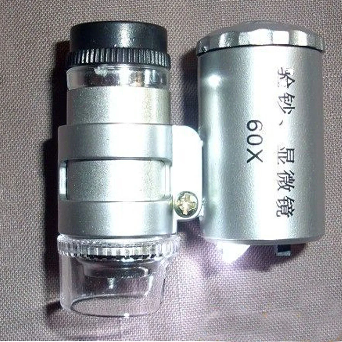 Новые брендовые штаны 1 предмет 60X мини микроскоп ювелира оборудование для