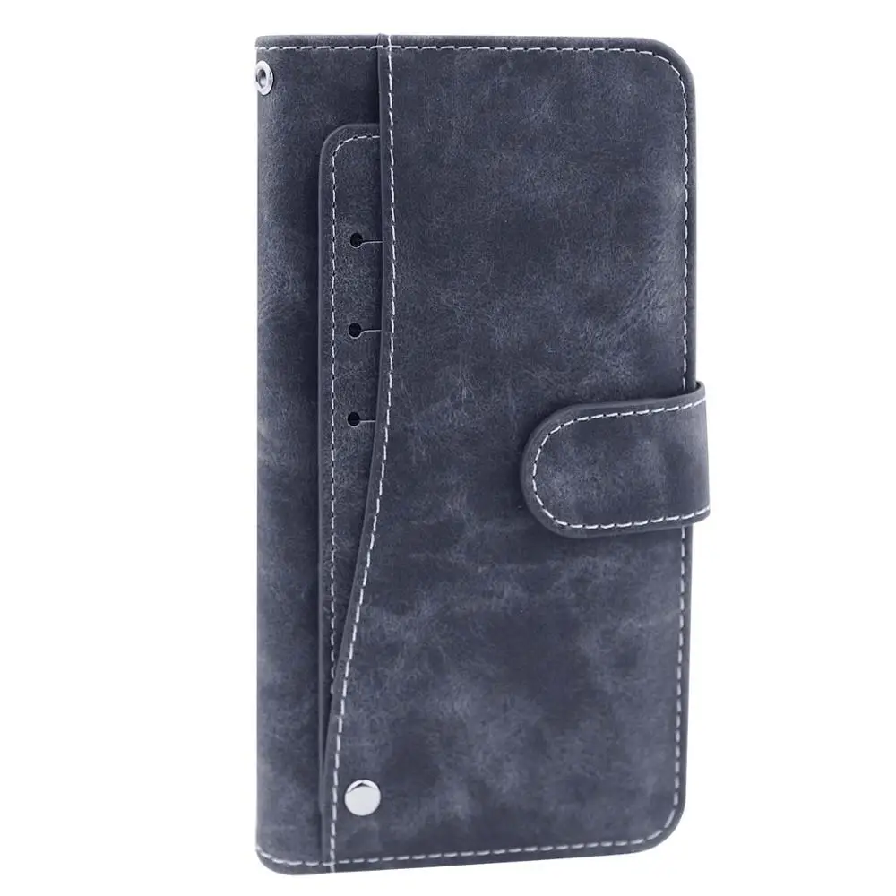 Leather Wallet Echo Surf 5&quot Case Flip Retro Luxury Front Card Slots Cases Cover Business Magnetic Phone Bags | Мобильные