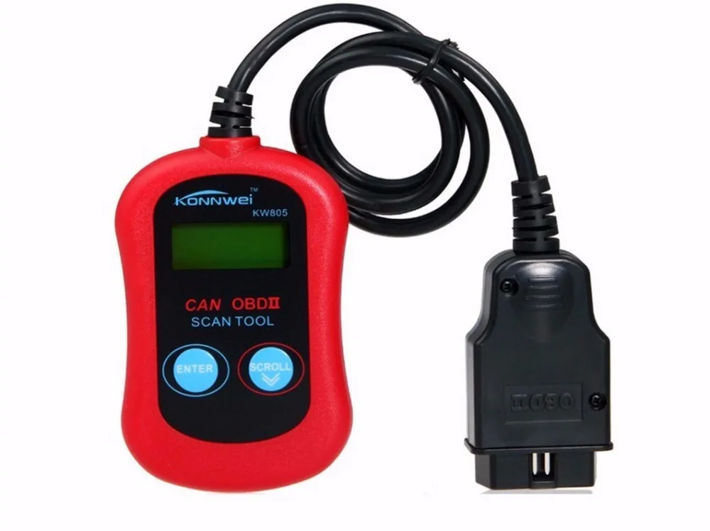 KONNWEI KW805 автомобильный считыватель кодов CAN BUS OBD2 OBDII диагностический инструмент