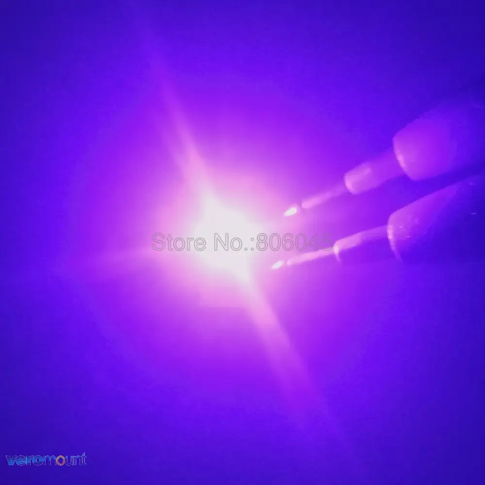 5 шт./лот! Полусветодиодный s 3 Вт ультрафиолетовый 420 нм высокая мощность УФ
