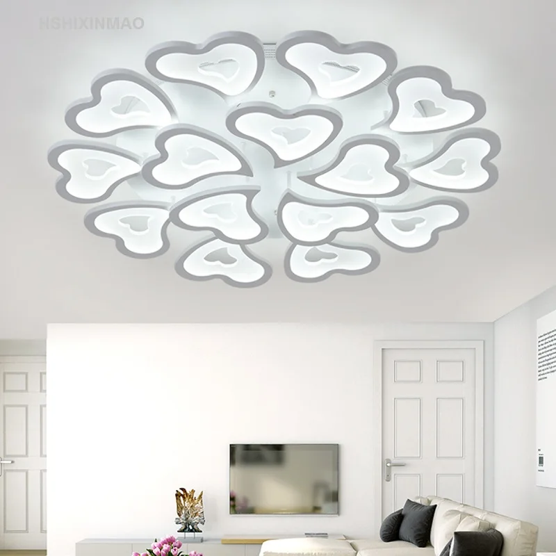 Новая креативная современная акриловая потолочная лампа для гостиной