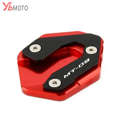 Red Новое поступление аксессуары для мотоциклов для YAMAHA MT 09 FZ 09 FJ09 Tracer- Kickstand Sidestand стенд расширение увеличитель Pad - Цвет: Red