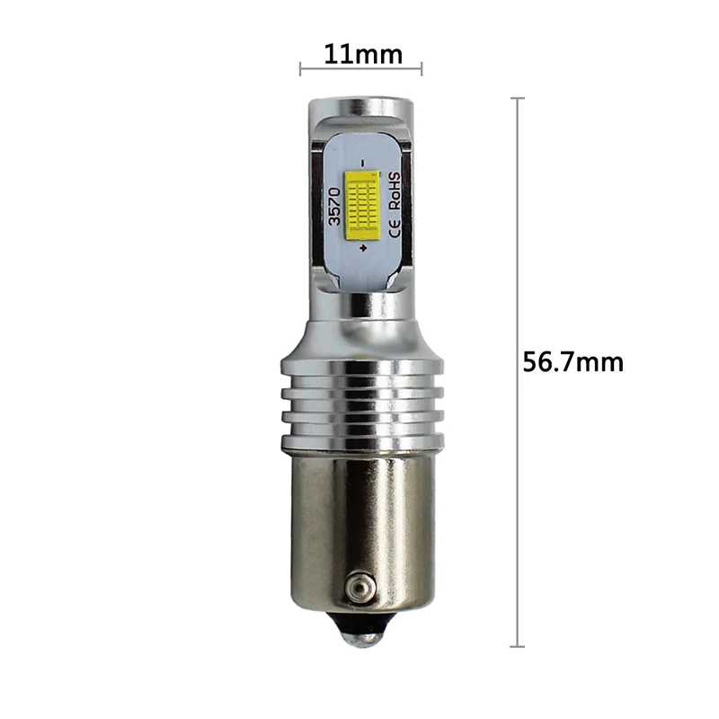 Viewi 2X P21W 1156 1157 BA15S BAY15D супер яркий 72 Вт Авто Грузовик автомобиля 12 В 24 Back Up Light Reverse