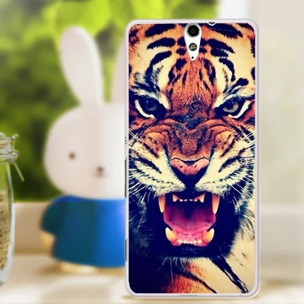 High Fashion diy Cute Cartoon aniamls Eiffel Towers and flowers design case cover for Sony Xperia C5 E5553 E5506 E5533 E5563 | Мобильные