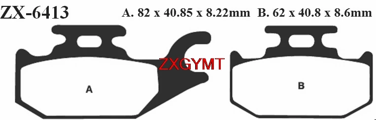 Набор спеченных тормозных колодок для SUZUKI LTF 400 LTF400 King Quad Left 2008 - 2014 Front 14 08 13 12 11 10 09 |