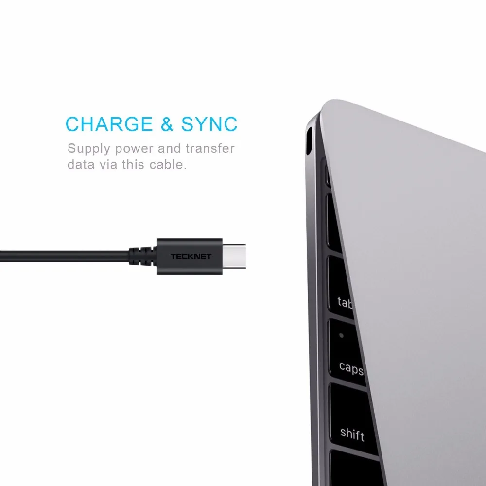 Кабель usb type C Tecknet кабель для быстрой зарядки xiaomi mi 4C 5 4s OnePlus 2 Nexus 5X 6P мобильный