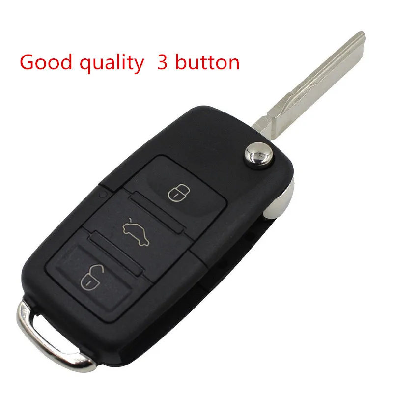 Сменный Чехол AUTEWODE с 3 кнопками и откидной крышкой для Skoda Octavia Fabia Rapid Superb Yeti Key|case
