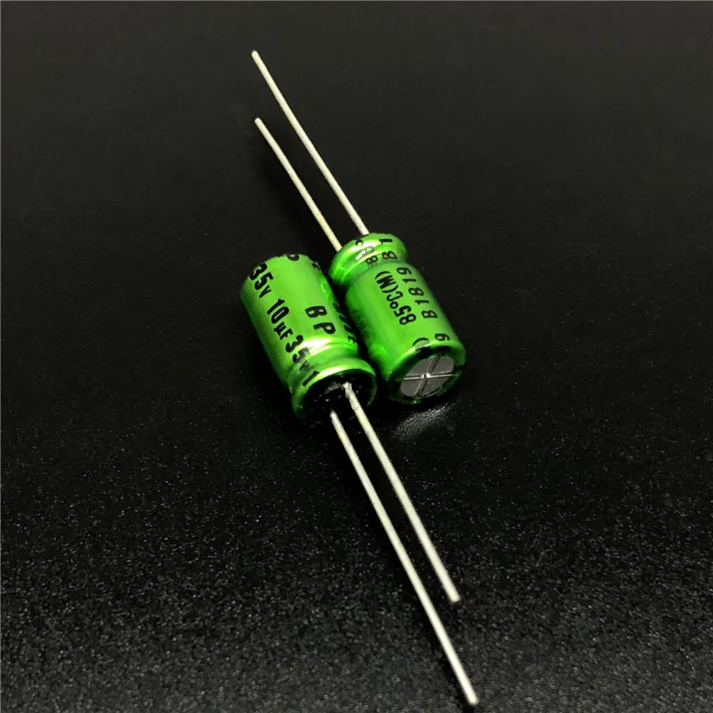 10 шт. 10мкФ 35В NICHICON Muse BP 6 3x11 мм 35V10uF биполярный аудио конденсатор высшего