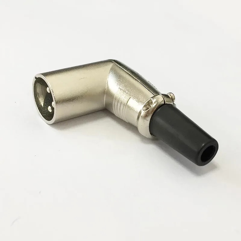 Штекерный разъем Cannon XLR 3 контактный прямоугольный 90 градусов для микрофона| |
