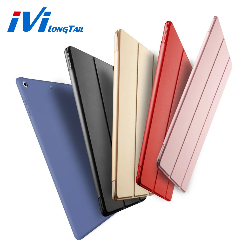 Для iPad Air 2 air 1 2017 2018 силиконовый чехол мягкий тонкий кожаный крепкий стенд Авто Sleep