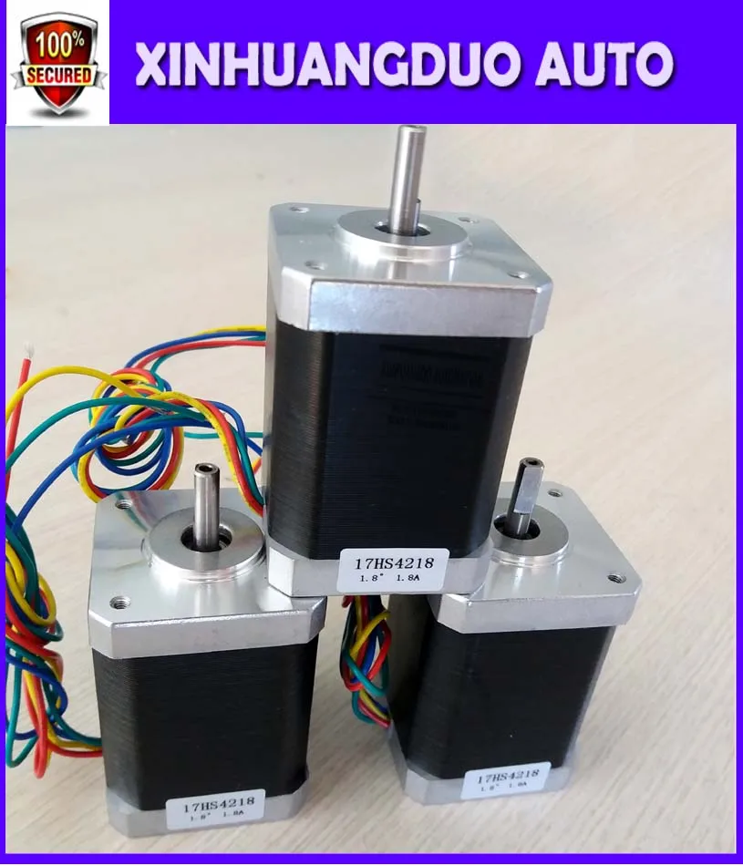 Nema 17 шаговый двигатель 17HS4218 4 свинцовый 42 60 мм/95 Oz in/1.8A CE ROSH ISO CNC лазер для