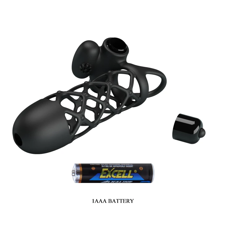 Многоразовая 10-скоростная Вибрирующая насадка на пенис женская секс-игрушка для