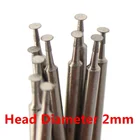 10 шт., супертонкие Т-образные алмазные шлифовальные насадки 1-8 мм