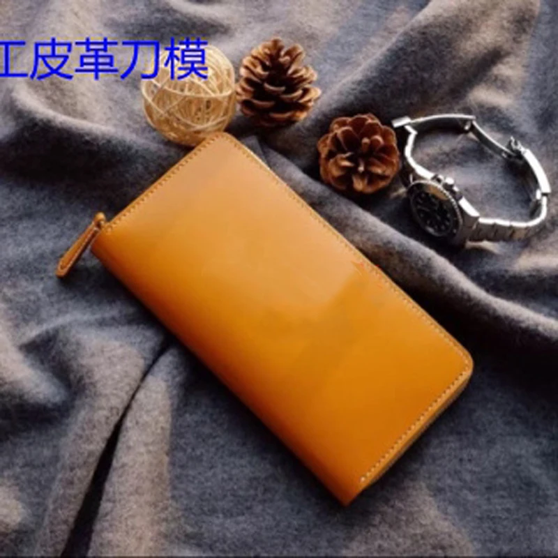 

DIY кожа Ремесло молния кошелек держатель для карт высечки нож плесень ручная машина Перфоратор Инструмент узор