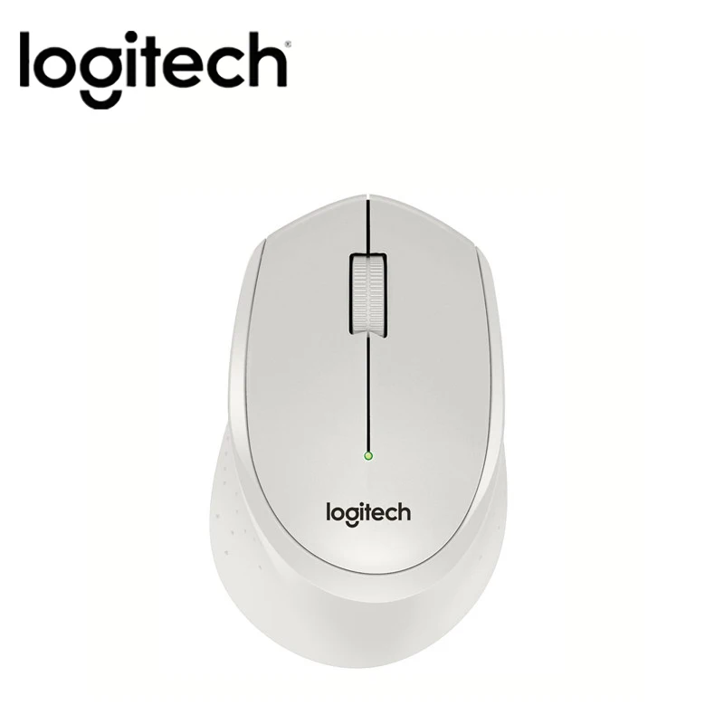 Оригинальная Бесшумная двухсторонняя роликовая беспроводная мышь Logitech M330 с