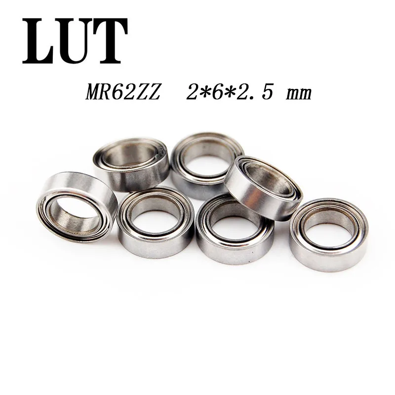 10 шт./лот высокое качество женская модель MR62ZZ MR62Z MR62 ZZ металлическое уплотнение