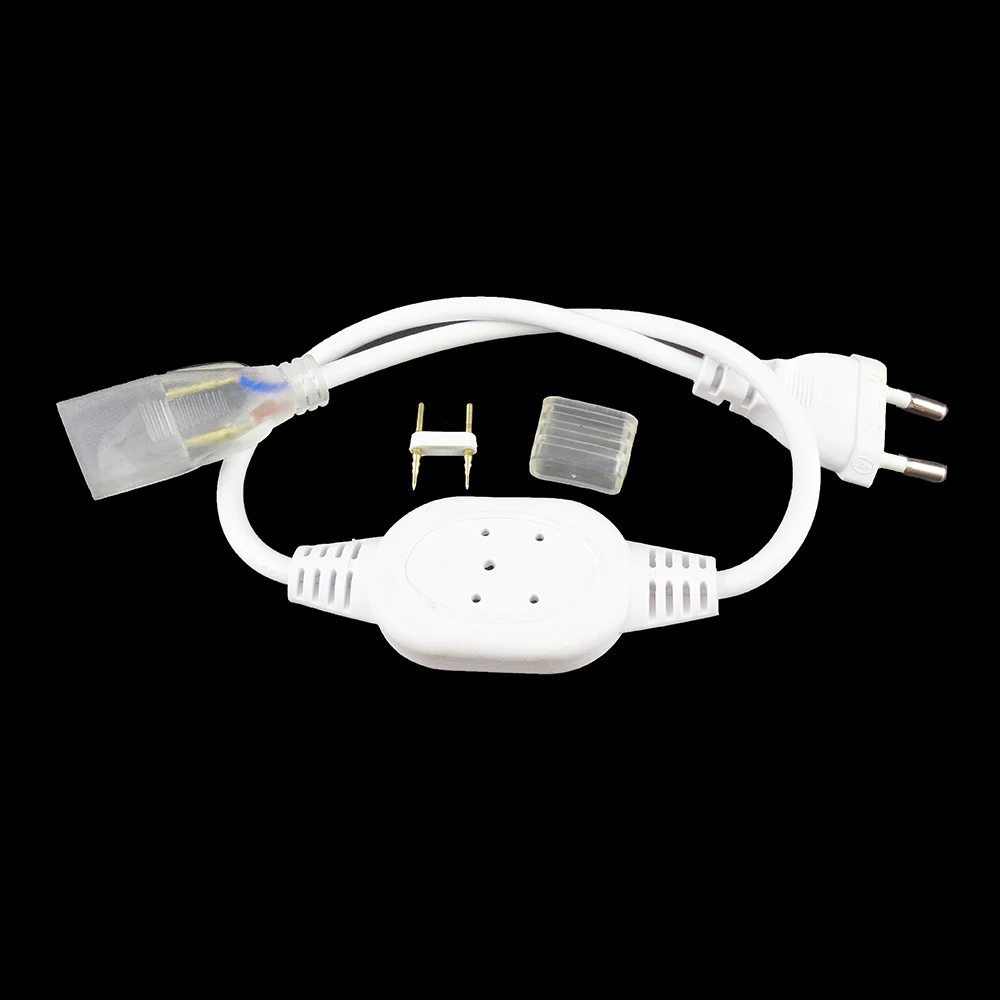 Новый Широкий штекер для светодиодной ленты 220 В питания 6 А (для печатной платы T7mm