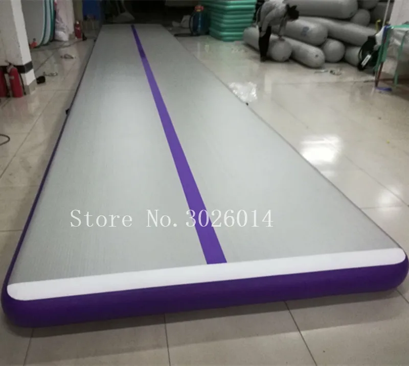 

Free Shipping,Free Pump, 5x1x0.2m Gymnastics Inflatable Air Track Tumbling Mat Gym AirTrack For Sale