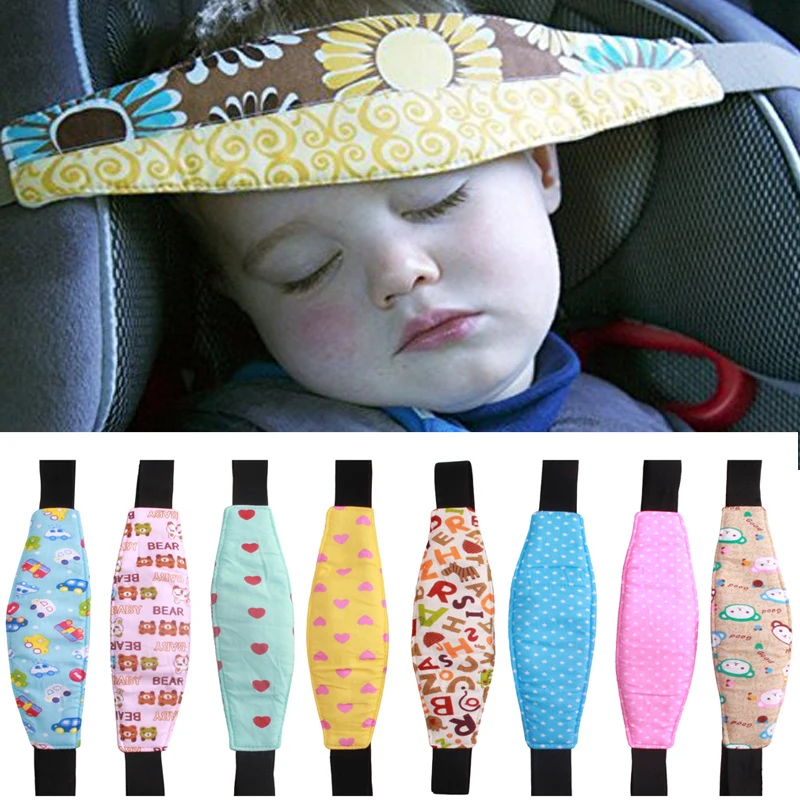 

Car Safety Seat Sleep Positioner Infants And Baby Head Support Pram Stroller Fastening Belt Adjustable