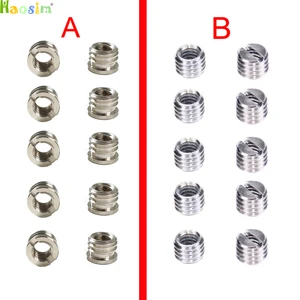 Переходник с винтом 14 дюйма на 38 дюйма для штатива, 10 шт.