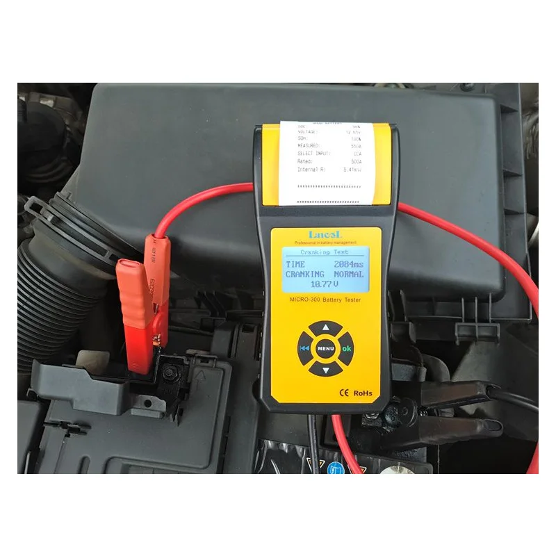 Тестер нагрузки батареи автомобиля LANCOL MICRO 300Digital с принтером 2000CCA 200ah 12V