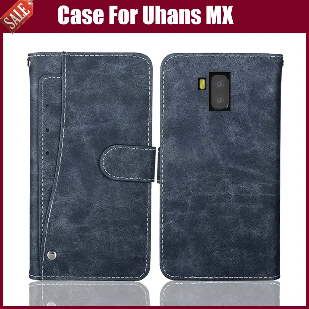 Hot Sale! Uhans MX Case High Quality Flip Leather Phone Protective Cover For With Card Slots | Мобильные телефоны и