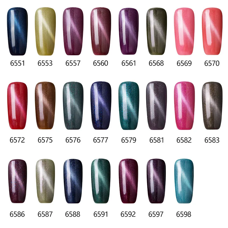 Modelones 10 мл кошачий глаз ногтей гель лак Долгое Vernis полу для магнит УФ хамелеон