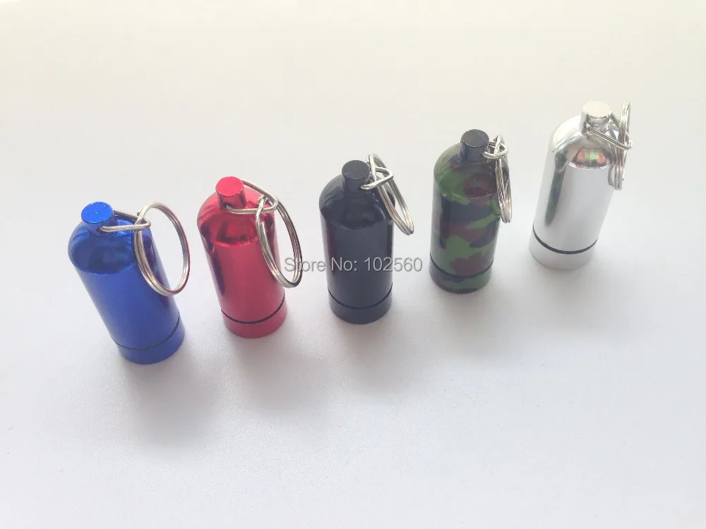 4 шт. водонепроницаемые алюминиевые контейнеры для лекарств|free containers|bottle boxaluminum