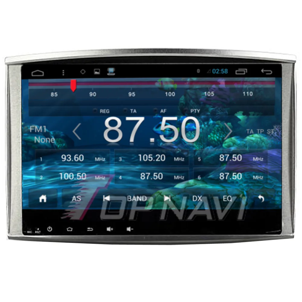Topnavi четырехъядерный Android 6 0 Автомобильный GPS навигатор для Toyota Land Cruiser 100
