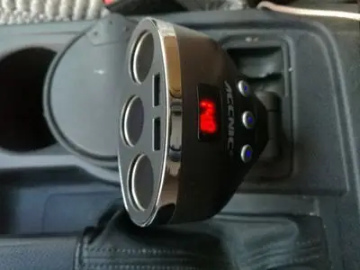 Accnic 5 в 1 а/2,4 А двойной USB автомобильный разветвитель прикуривателя адаптер 120 Вт светодиодный монитор напряжения Авто Автомобильный USB переходник