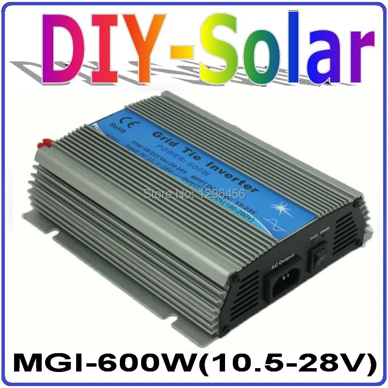 600W Солнечная система 10 5 V ~ 28VDC к AC90V 140V или AC180V 260V на сетке микро инвертор для 600-720W