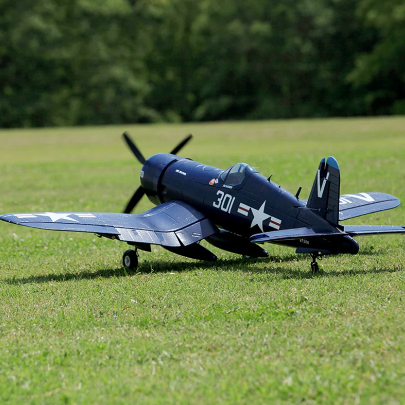 FMS 1400 мм 1 4 м F4U Corsir Blue 6CH с откидными щитками PNP RC самолет Gaint Warbird радиоуправление