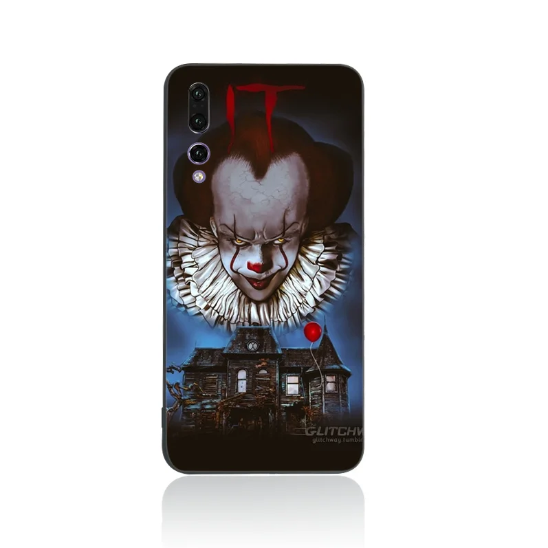 MaiYaCa IT Pennywise клоун ужас черный мягкий силиконовый чехол Чехлы для Huawei NOVA 3E NOVA2 2plus 2A