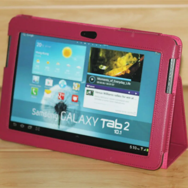 Магнитный чехол подставка для Samsung Tab 2 10 1 GT P5100 P5110 P5113 Tablet 360 полностью защитный
